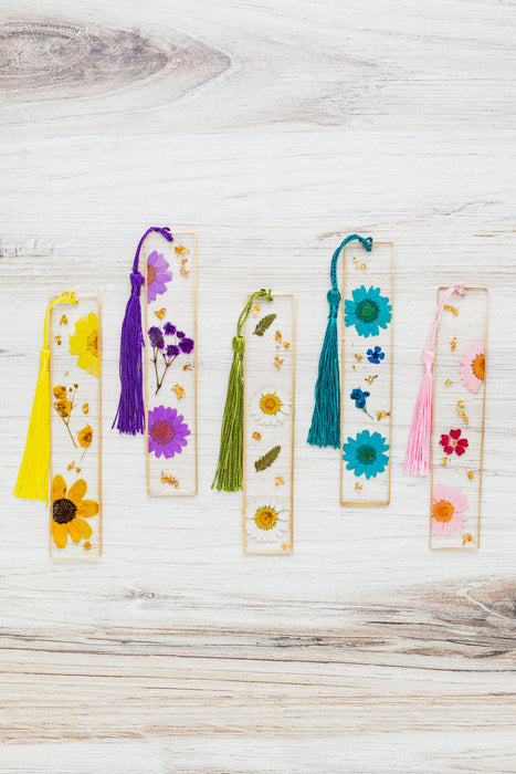 Indigo & Lily Co. - Pressed Flower Bookmark