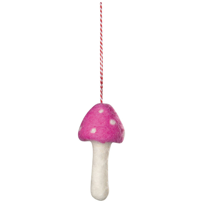 Danica Jubilee - Toadstool Felt Christmas Tree Ornaments - Assorted