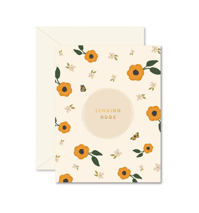 Ginger P. Designs - Sending Hugs Greeting Card
