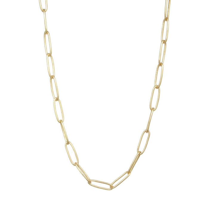 Stowaway Jewelry Medium Paperclip Chain: Gold