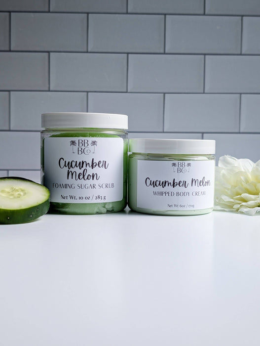 Beachy Bubbles Bath Co - Cucumber Melon Whipped Body Cream - Spring 2026