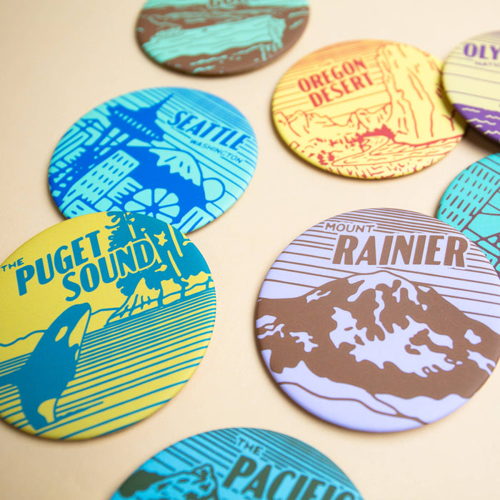 Tender Loving Empire - Mount Hood Cork Coaster