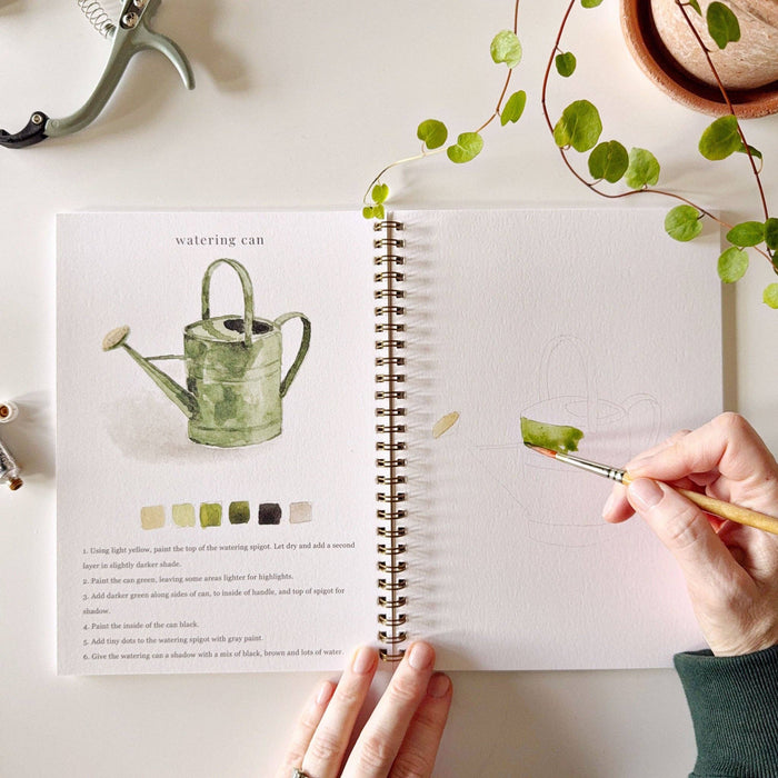 emily lex studio - Garden watercolor workbook