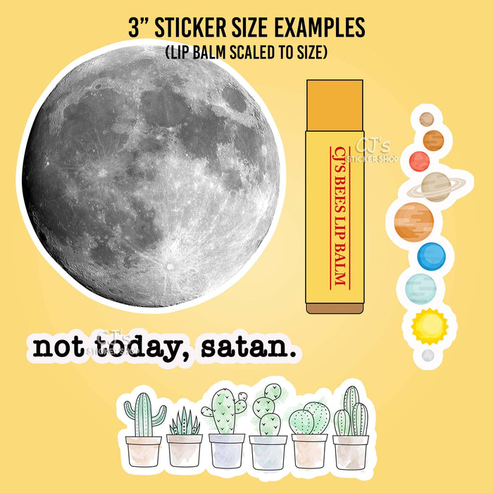 CJ's Sticker Shop - Caution I Have No Filter Sticker Vinyl Decal Funny