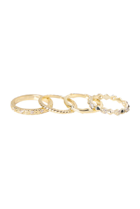 Zoey Simmons - Micro Pave Stack Ring Set