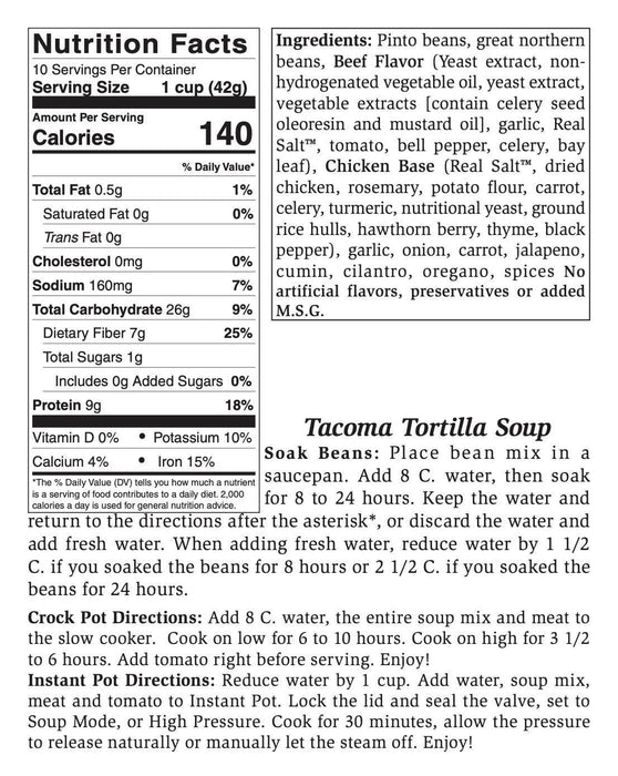 Rill Foods - Large Tacoma Tortilla Soup Mix