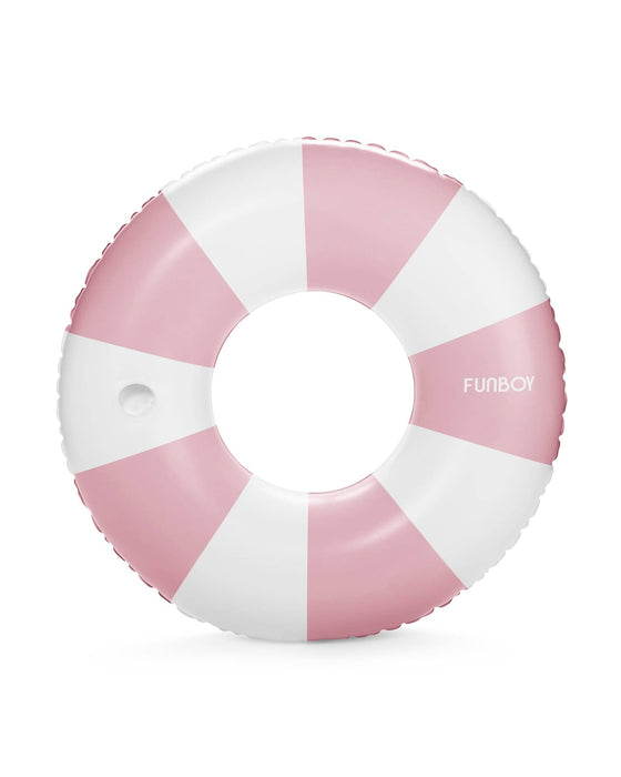 FUNBOY - Pink Vintage Stripe Tube Float