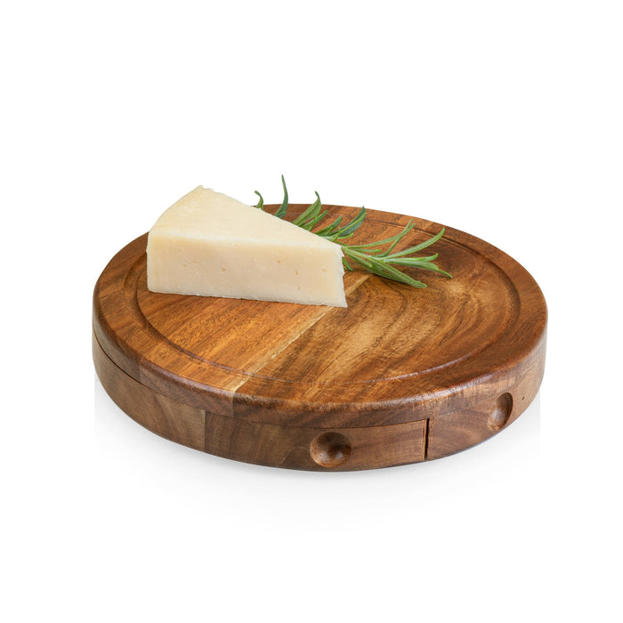 Picnic Time Family of Brands - Acacia Brie Cheese Cutting Board & Tools