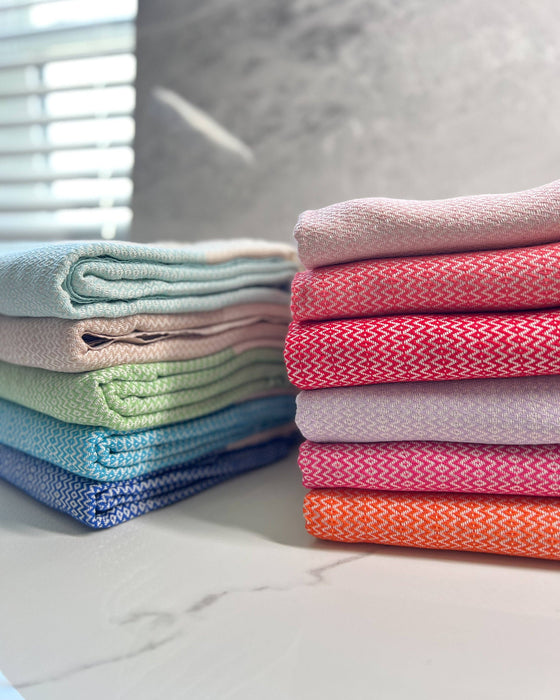 Umays Boho Lavender Authentic Turkish Towels, Travel Towel, Pool Towel, Yoga Towel