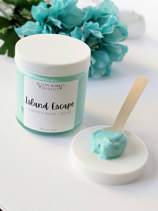 Beachy Bubbles Bath Co Island Escape Whipped Body Cream