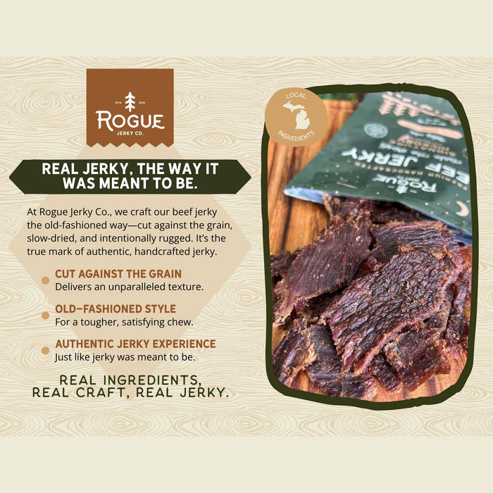 Rogue Jerky Co. - Signature Hickory Beef Jerky - 2.0 OZ.