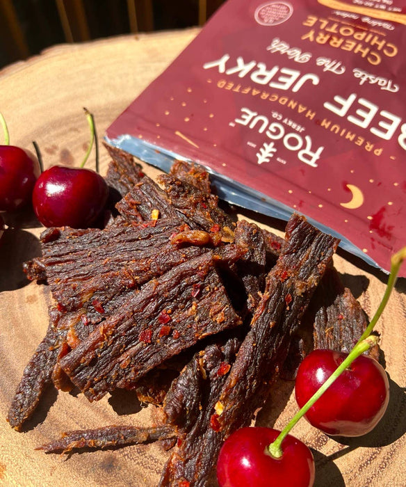 Rogue Jerky Co. - Cherry Chipotle Beef Jerky- 2.0 OZ.
