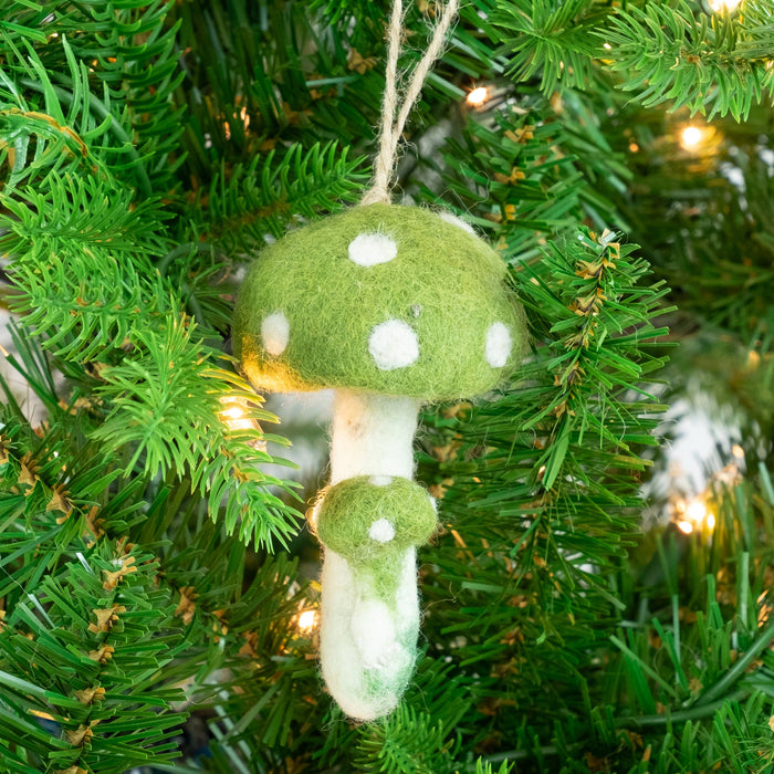 The Winding Road - Felt Mushroom Ornaments