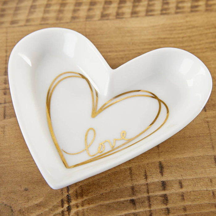 Kate Aspen Heart Shaped Trinket Dish