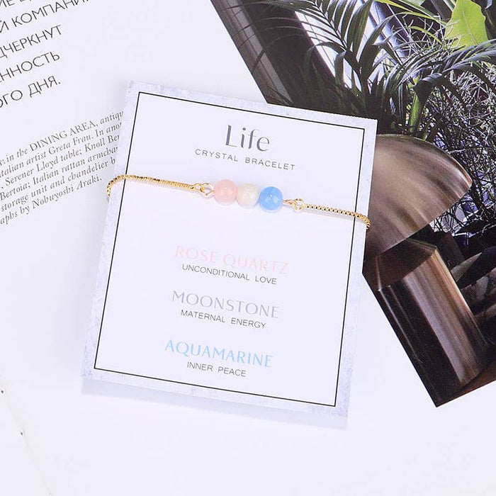 Gypsy Soul - Gold Chain Empowerment Bracelets - Life - 6 Pcs