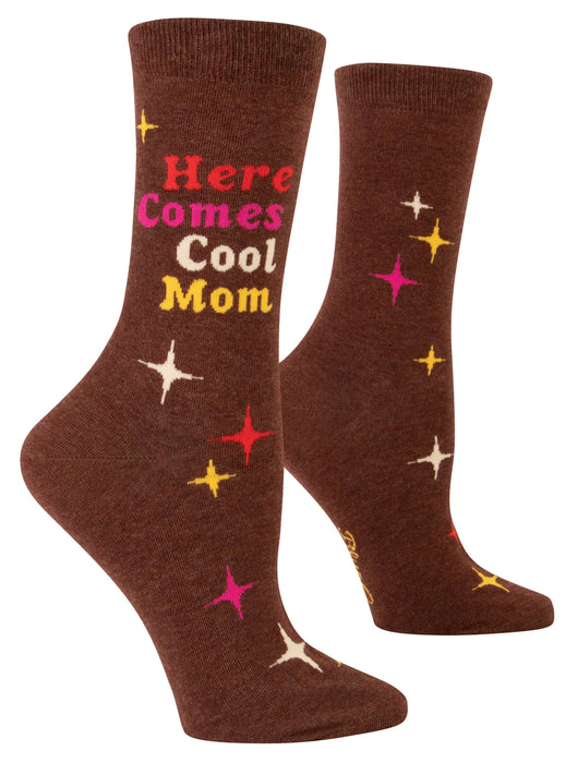 Blue Q - Here Comes Cool Mom Crew Socks