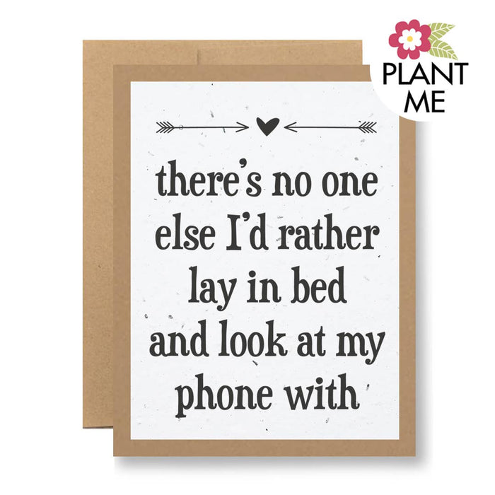 Seedy Cards - Plantable Seed Paper Greeting Card - There's no one else...