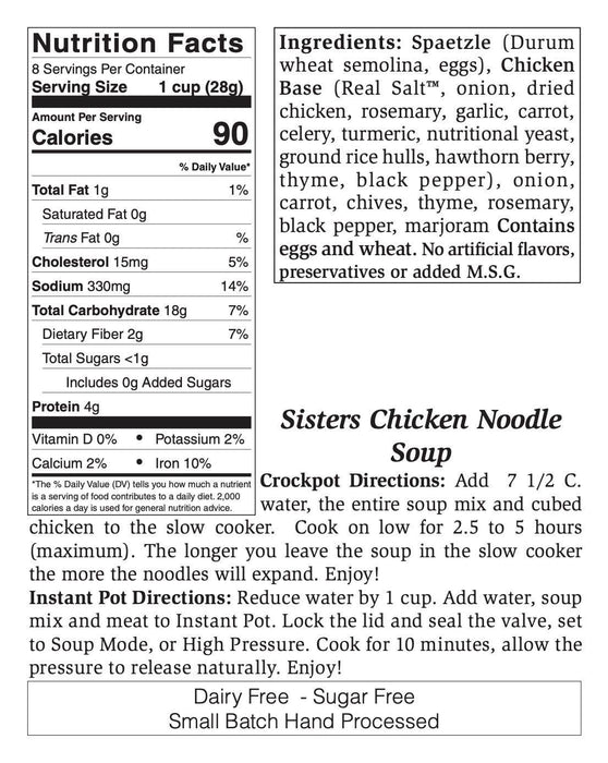 Rill Foods - Large Sisters Chicken Noodle Soup Mix