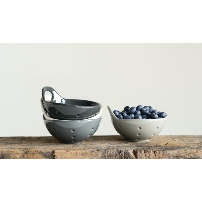 Creative Co Op Stoneware Berry Bowl