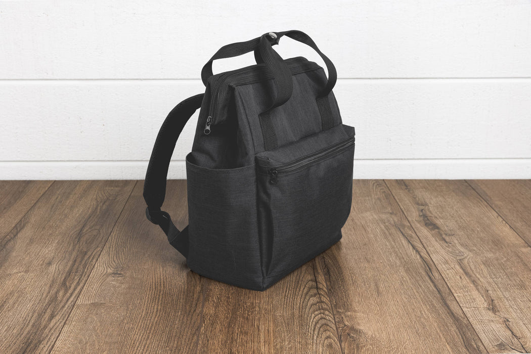 Picnic Time Family of Brands - 15 Can Backpack Cooler, (Heathered Black)