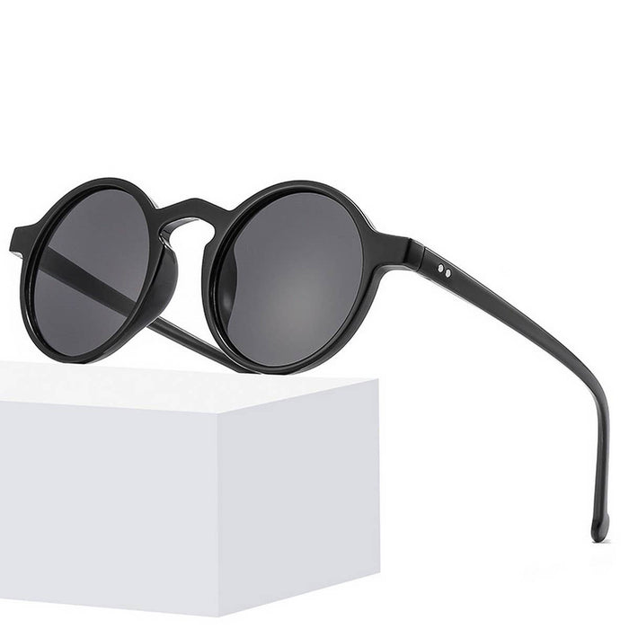 ACCITY - ROUND FRAME TINTED LENS FASHION GLASSES UNISEX_CWASG0286