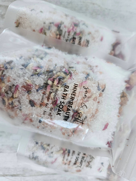 Lux&Lou INNER BEAUTY Bath Soak - Bath Salt - with Rose Quartz