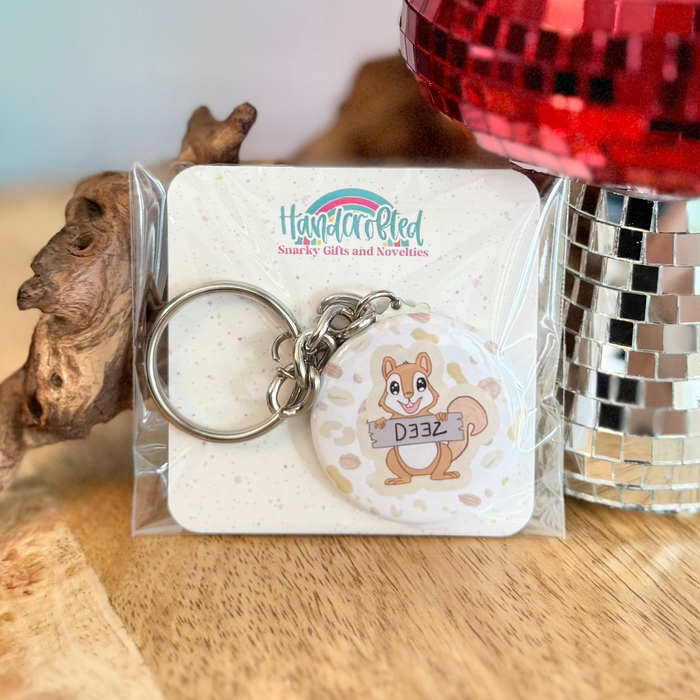 HandCrofted - Deez Nutz 1.5" Keychain