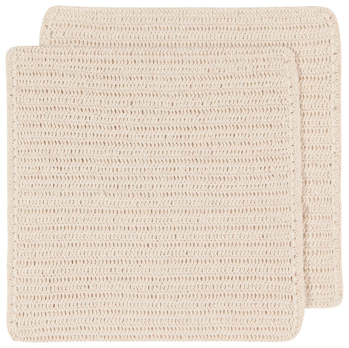 Now Designs by Danica - Homespun Natural Crocheted Dishcloths Set of 2