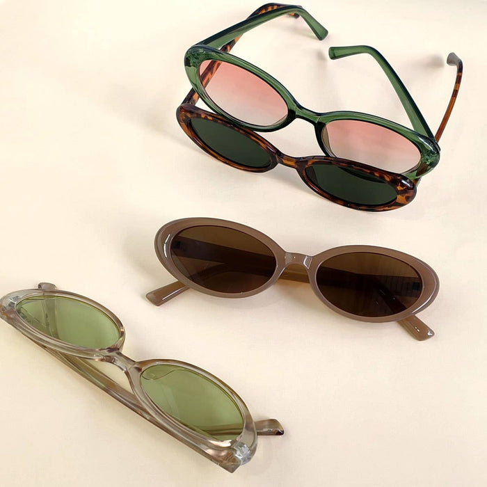 ACCITY - RETRO SMALL OVAL FRAME SUNGLASSES_CWASG0479