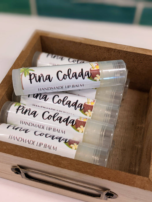 Beachy Bubbles Bath Co Pina Colada Lip Balm