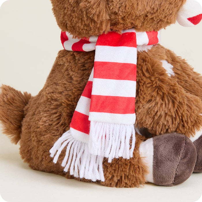 Warmies: America’s Favorite Microwave Plush Brand - Rudolph with Scarf Warmies Official Licensed Product Christmas