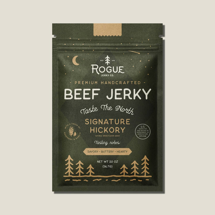 Rogue Jerky Co. - Signature Hickory Beef Jerky - 2.0 OZ.