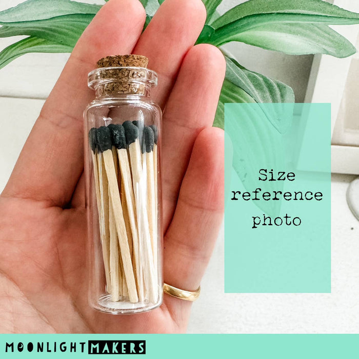 Moonlight Makers - Pink Safety Matches in Glass Vial