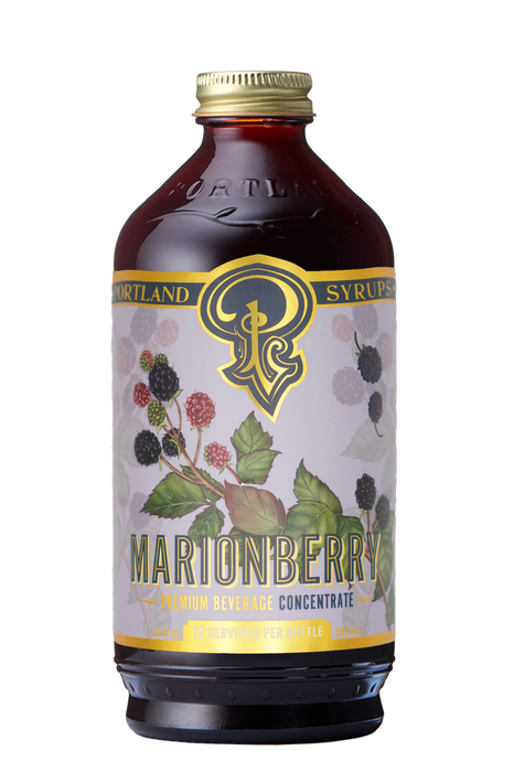 Portland Syrups - Marionberry Syrup 12oz - cocktail / mocktail beverage mixer