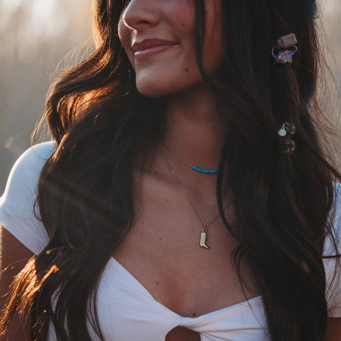 K'Lani hair tie bracelets - Stride Necklace-NEW