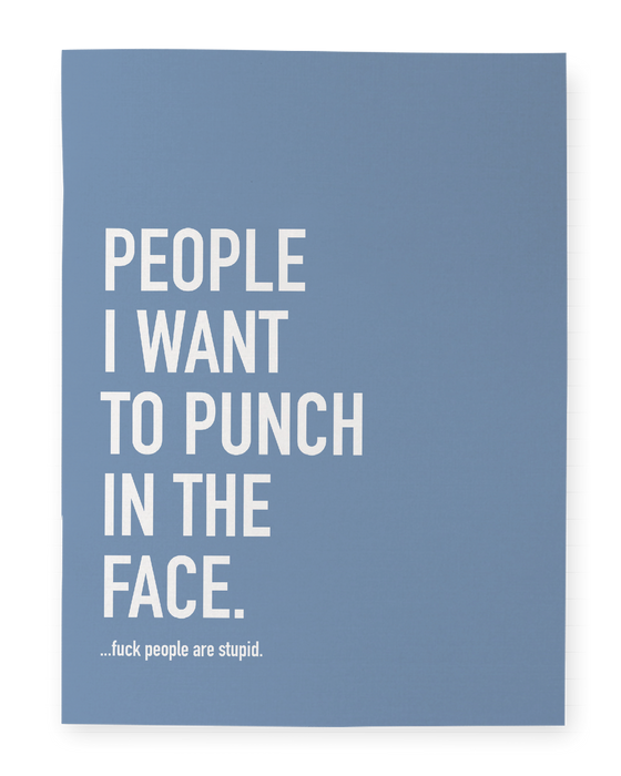 Classy Cards Creative - Punch People Notebook