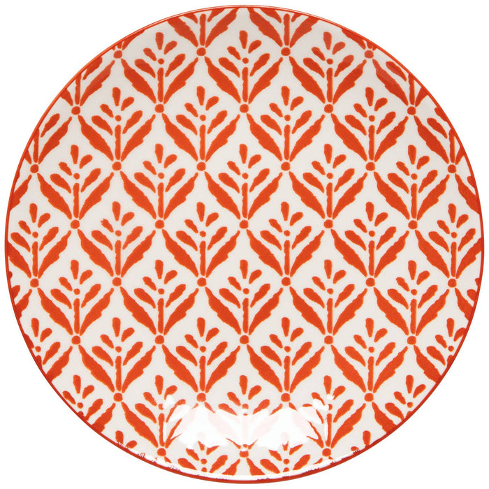 Now Designs by Danica - Copper Leaves Stamped Appetizer Plate 6 Inch