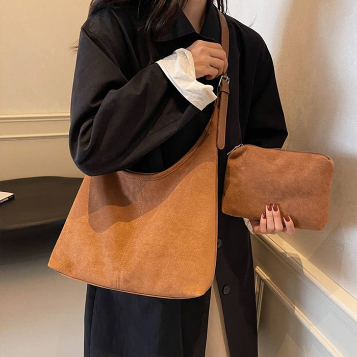 ACCITY - 2024 NEW LAZY STYLE SIMPLE COMMUTER TOTE BAG_CWAB3274