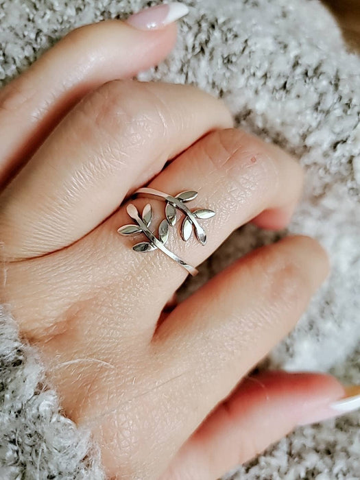 Ring Lizard Jewelry - Leaf Ring – Sterling Silver