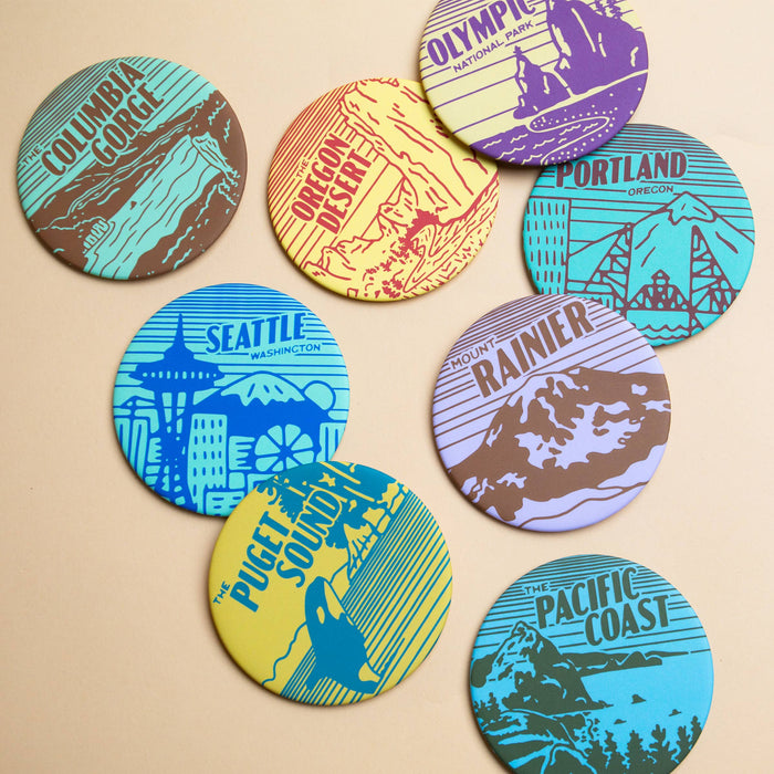 Tender Loving Empire - Mount Hood Cork Coaster