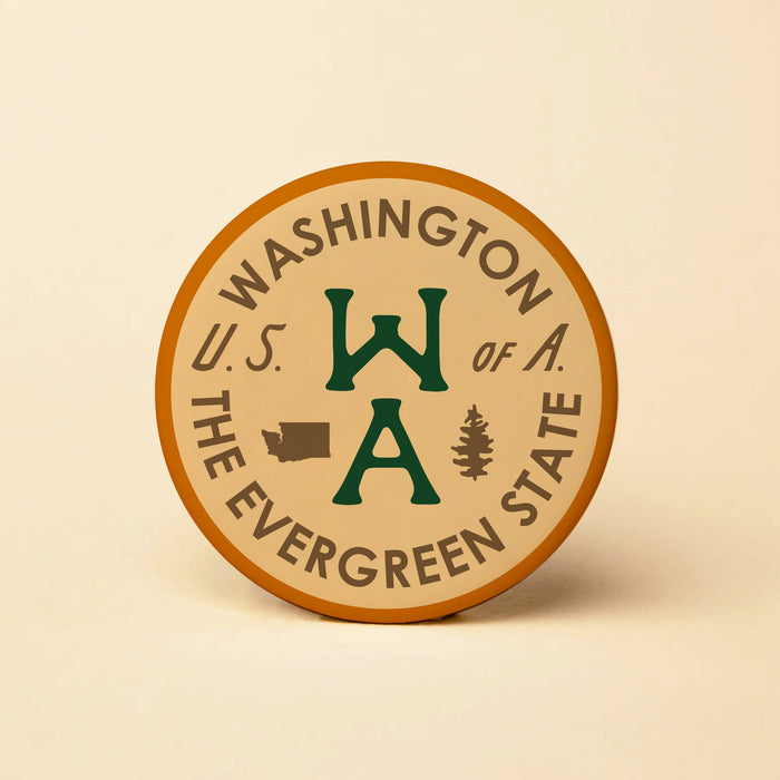 Tender Loving Empire - Washington Badge Round Magnet