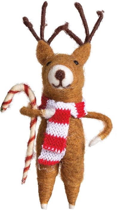 Primitives by Kathy - Reindeer And Candy Cane Critter