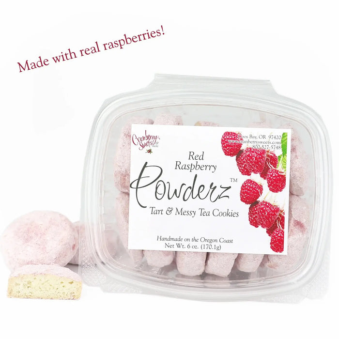 Cranberry Sweets & More - Powderz Tart and Messy Raspberry Tea Cookies