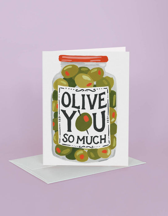 Idlewild Co. - Love & Friendship Greeting Card | Olive You