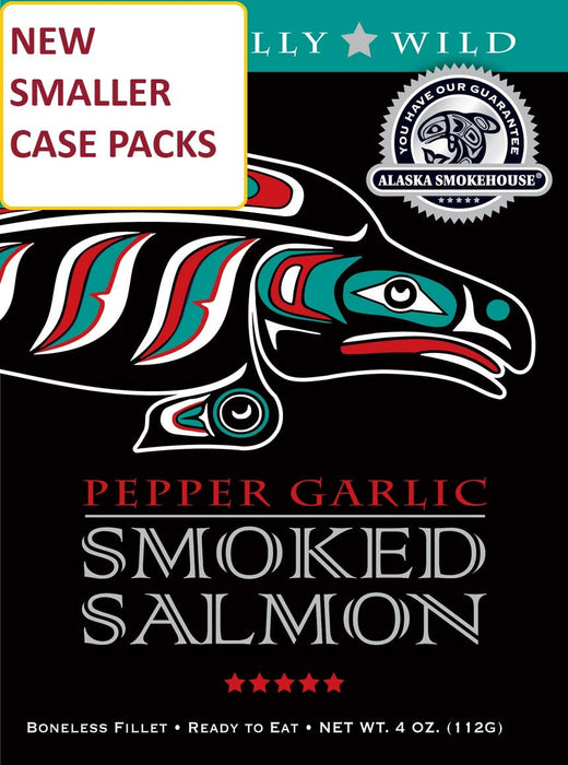 World Wide Gourmet Foods, Inc. - 4oz Smoked Pepper Garlic Salmon Fillet
