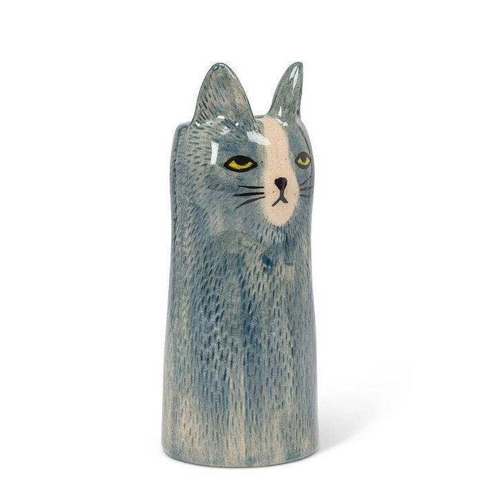 Abbott - Skinny Cat Vase-6"H