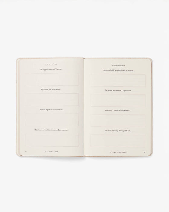 Intelligent Change - Best Year Journal Essential Black | New Year Goal Setting