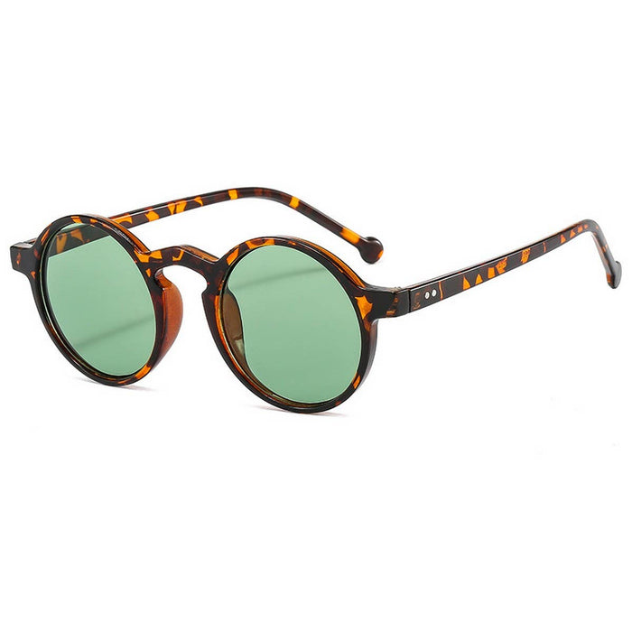 ACCITY - ROUND FRAME TINTED LENS FASHION GLASSES UNISEX_CWASG0286