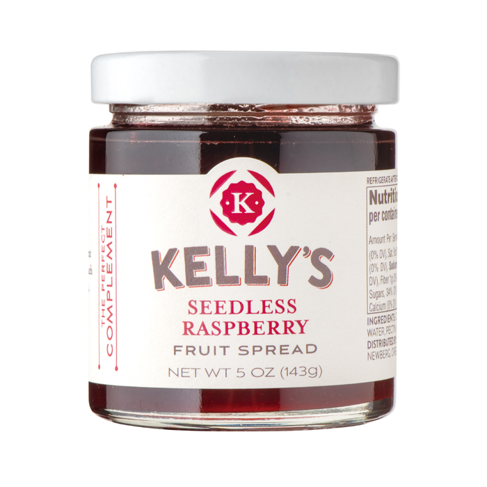Kelly's Jelly - 5oz Kelly's Seedless Raspberry