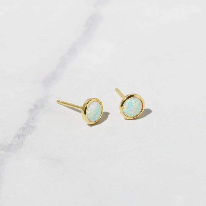 Sami Jewels - Large Opal Studs